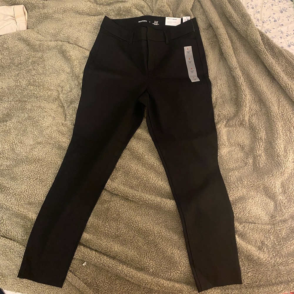 Black High-Rise Pants